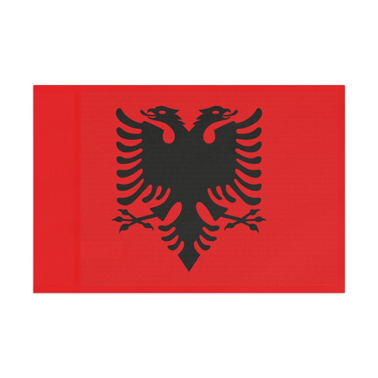 Albanian Double Eagle Flag - Red & Black Heritage Banner