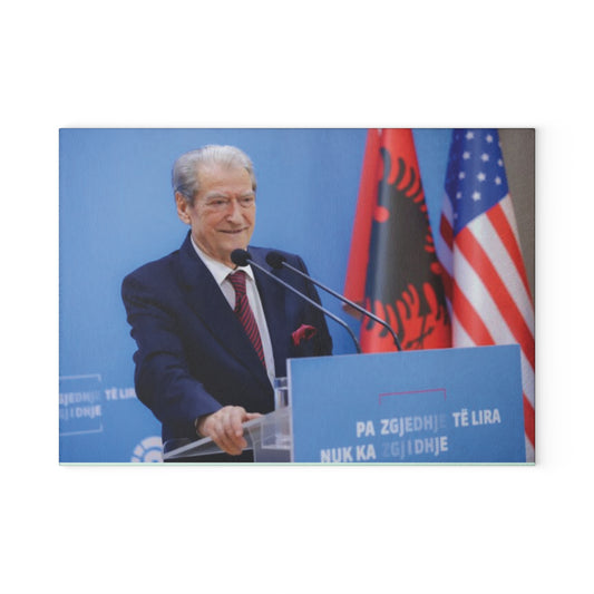 Sali Berisha Glass Cutting Board