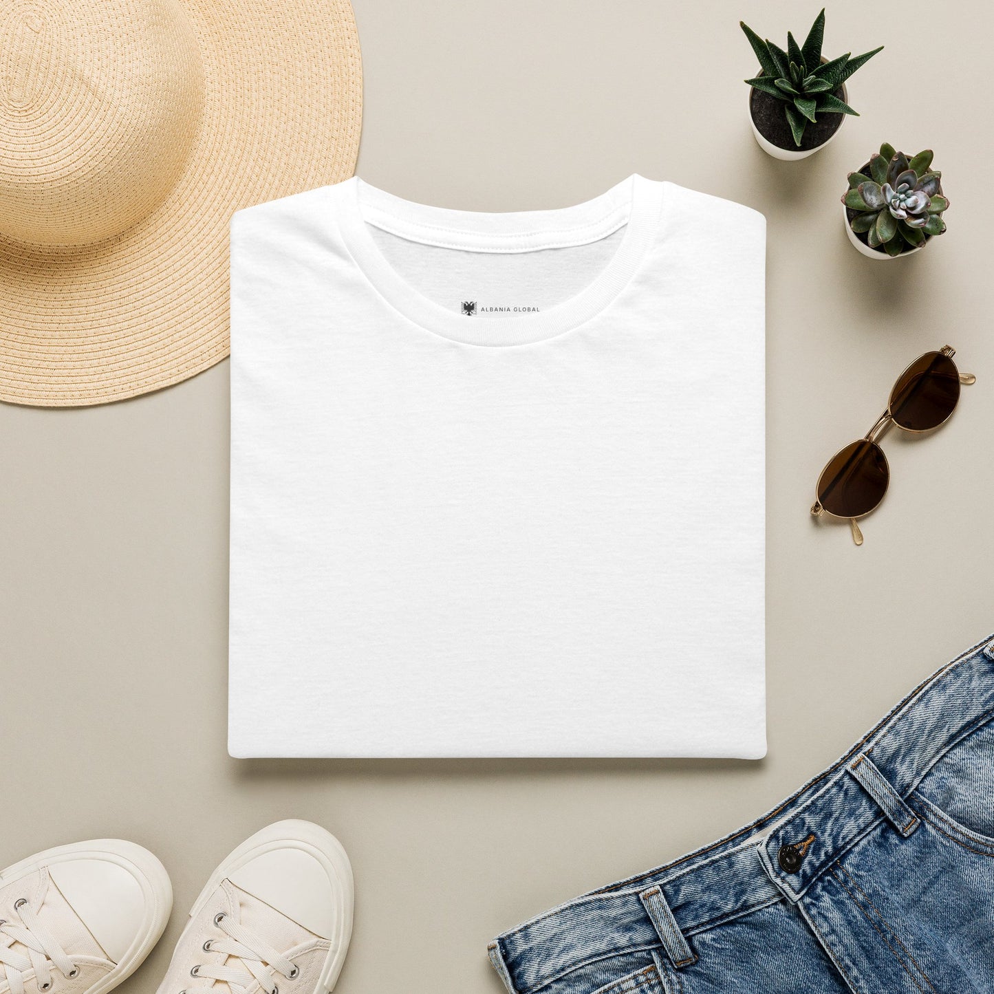 Flamingo Revolution Albania T-Shirt - Heritage Crest Tee