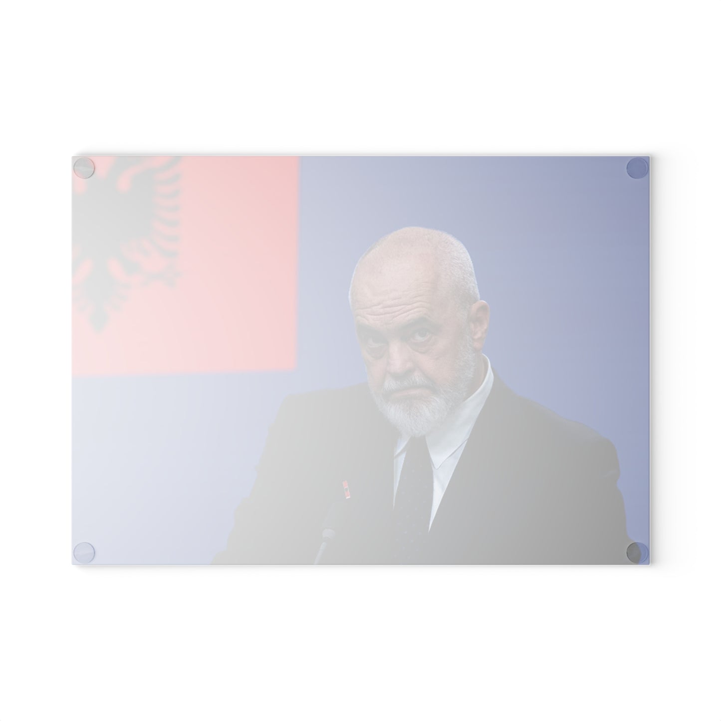Edi Rama Glass Cutting Board