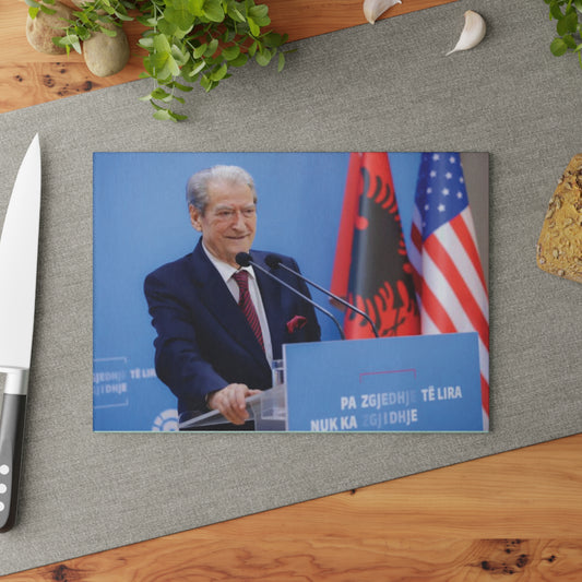 Sali Berisha Glass Cutting Board