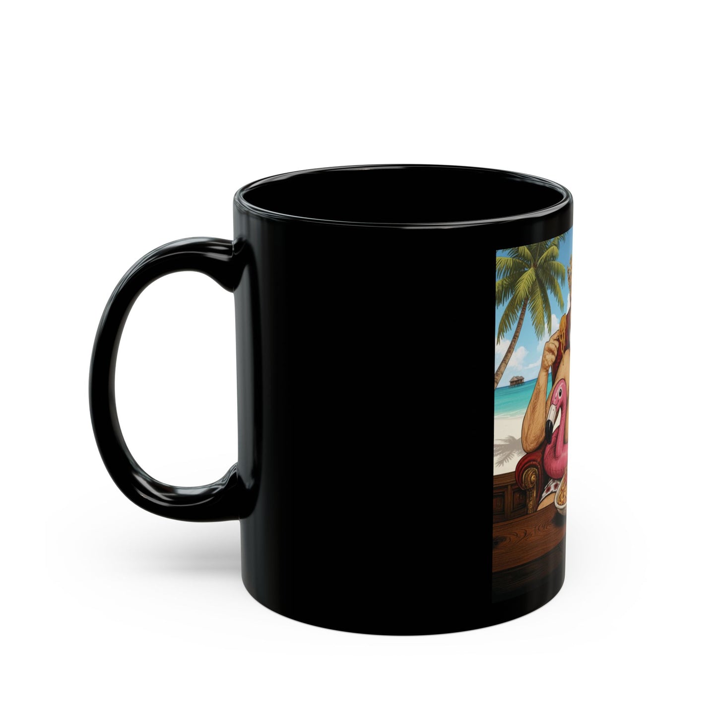 Edi on Vacation Mug Humorous Beach King