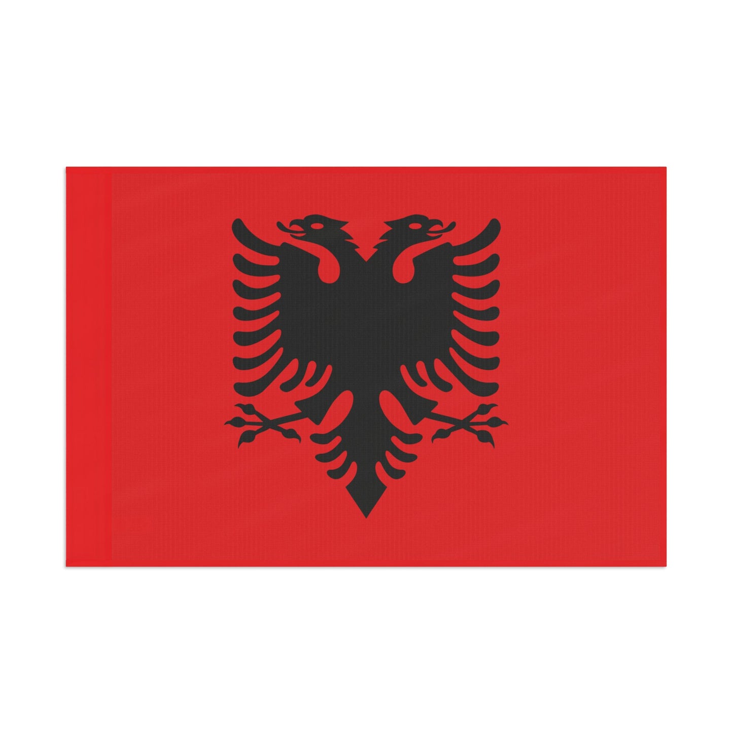 Albanian Double Eagle Flag - Red & Black Heritage Banner
