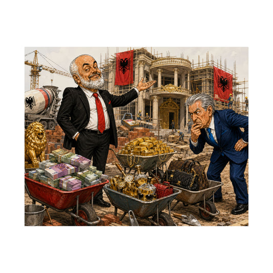 Flamingo Revolution Wall Poster — Albania Global Print