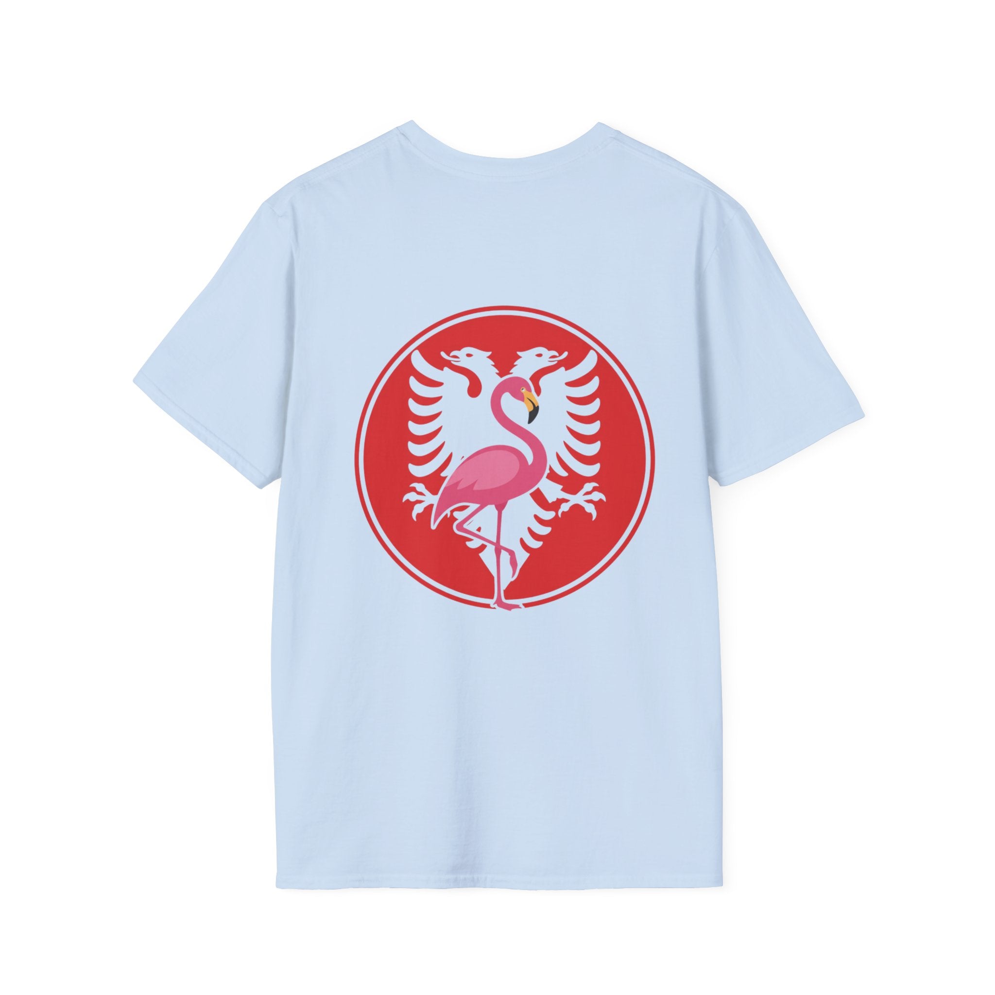 Flamingo Revolution Albania T-Shirt - Heritage Crest Tee