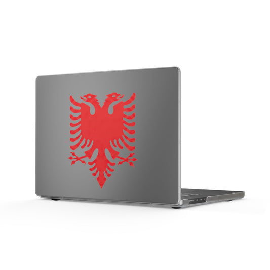 Albania Global MacBook Case — Double Eagle Matte Shell